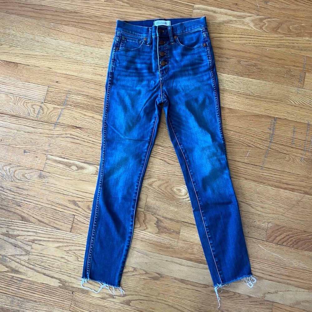 Madewell 10” high-rise skinny crop jeans